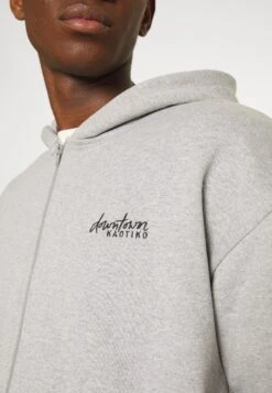 Kaotiko Crem Walker Unisex - Zip-Up Sweatshirt - Grey/Burg/Beige -Kaotiko Fashion Shop fdc9ee71fab14c8dba74f7dc3303e95a